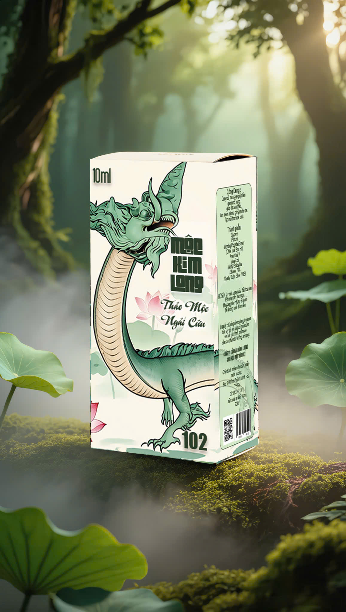 Mộc Kim Long - Thảo Mộc Ngải Cứu 10ml